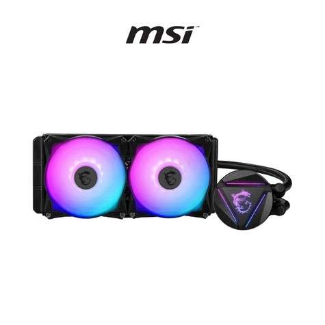 MSI MAG CORELIQUID 240R with 2000 RPM Fan Speed AIO RGB Liquid CPU Cooler