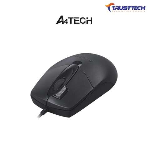A4 Tech OP-730D Optical Black USB Wired Mouse