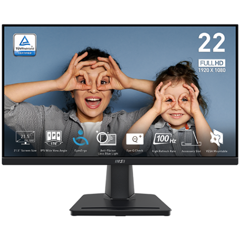 MSI PRO MP243X 23.8 Inch 100Hz IPS Built-in Speakers FHD
