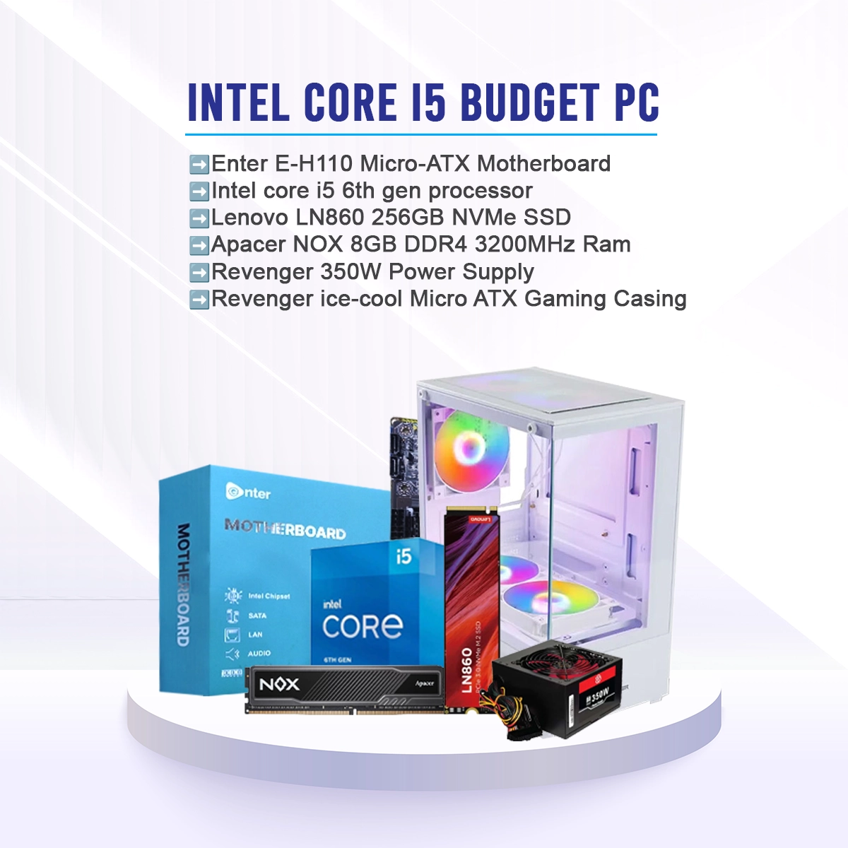 Intel core i5 budget pc