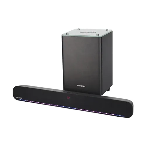 Microlab Rockbar 500 Color LED Bluetooth Subwoofer Soundbar