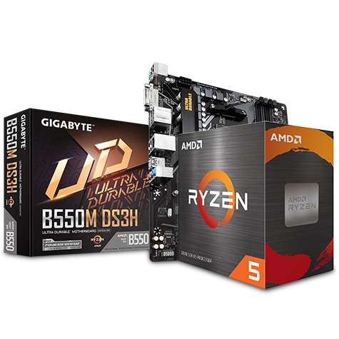 AMD RYZEN 5600G AND GIGABYTE B550M DS3H