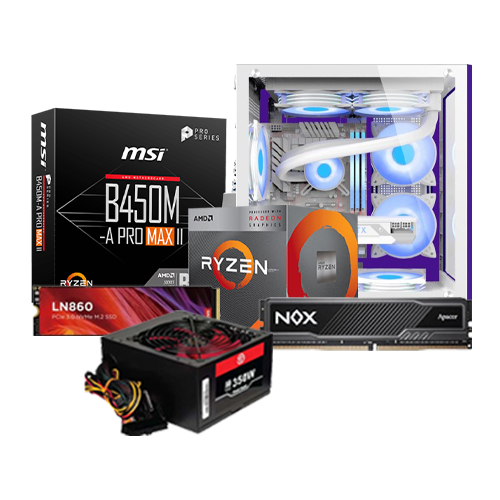 AMD Ryzen 3400G 8GB Ram 256GB SSD Budget Desktop PC Build