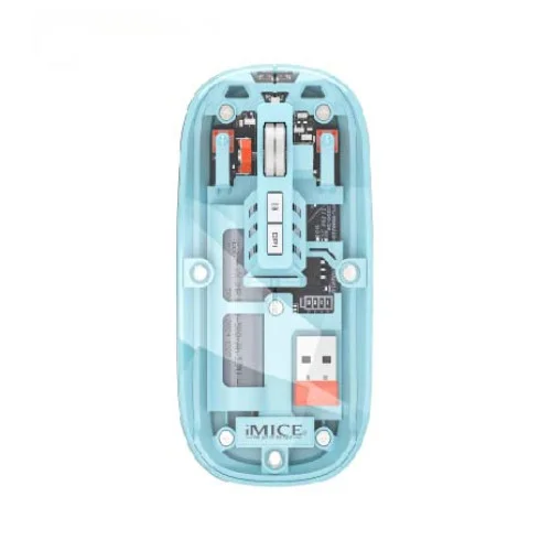 iMICE T200 Rechargeable 2.4G Wireless transparent Mouse